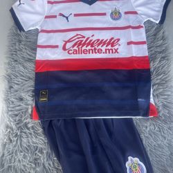 Chivas Away Kids Soccer Jersey 