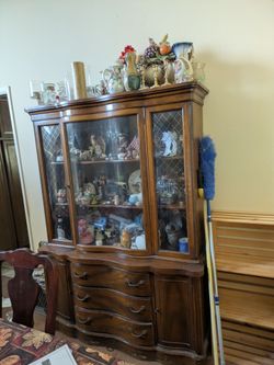 Vintage china hutch