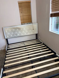 Upholstery headboard led lights