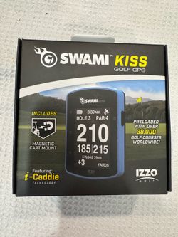 Brand New Swami Kiss Golf GPS with magnetic mount