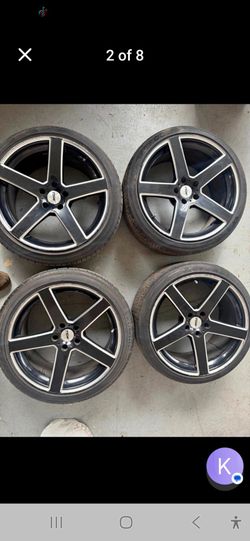 19 Inch TSW Rims and Tires Lug pattern 5x114.3mm