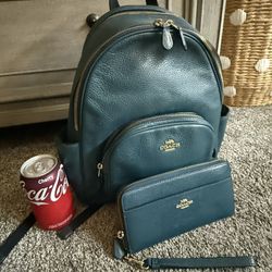 Coach Backpack And Wallet 
