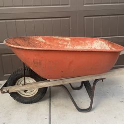 BIGGER/MAS GRANDE Garden Wheelbarrow/Carretilla de Jardín
