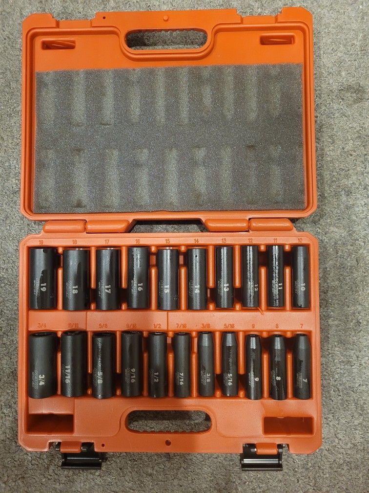 3/8 IN Impact Socket Set