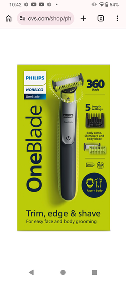 Phillips electric shaver
