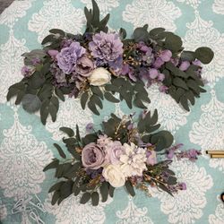 Artificial Purple Flower Decoration 