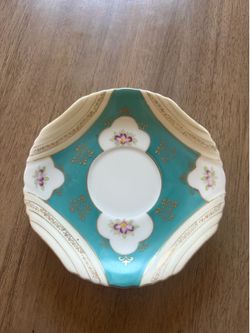 Antique tea cup plate