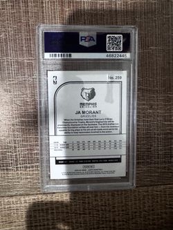 Ja Morant 2019-20 Panini Hoops RC PSA Graded Card