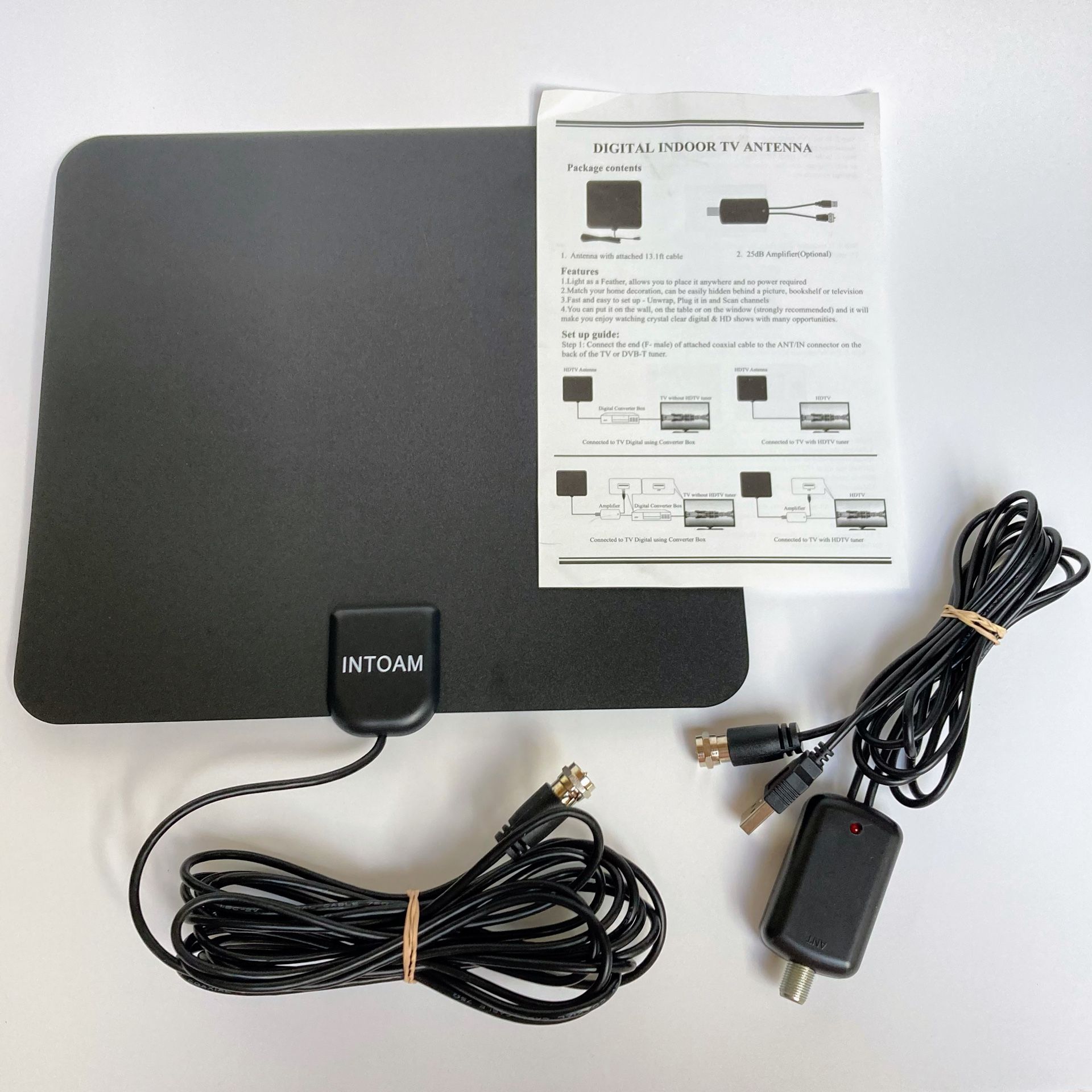 INTOAM Digital Indoor TV Antenna