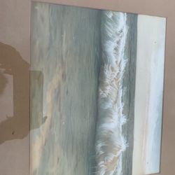 Picture 19 x 21 waves on the ocean