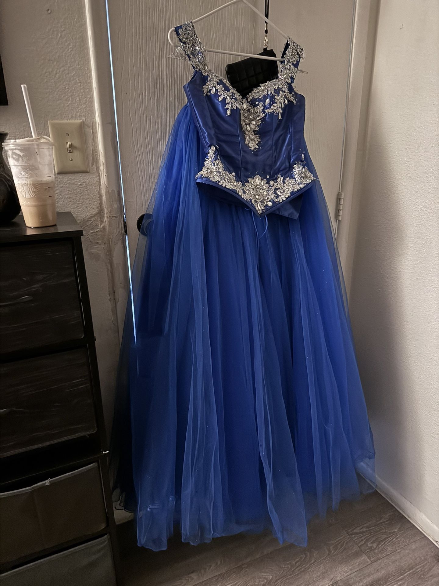 Quinceañera dress royal blue