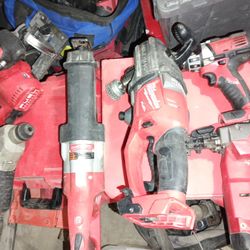 Milwaukee 14 Tools 4 Battery 2 Chargers