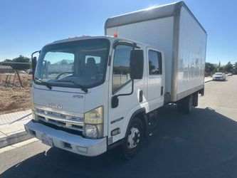 2008 Isuzu NPR-hd Crew cab with 320k 16’ box with liftgate
