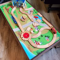 Train Set Table With Tracks