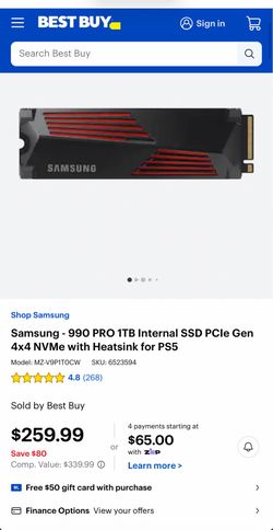 1tb Internal SSD