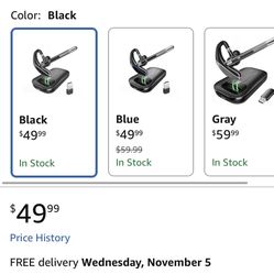 Bluetooth Wireless Headset Earpiece