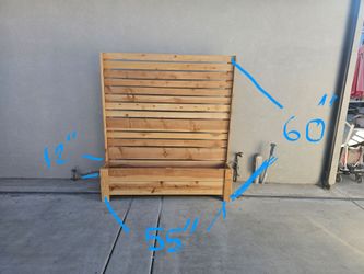 Cedar planter box