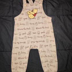 6-9 Month Boys Winnie The Pooh Overalls