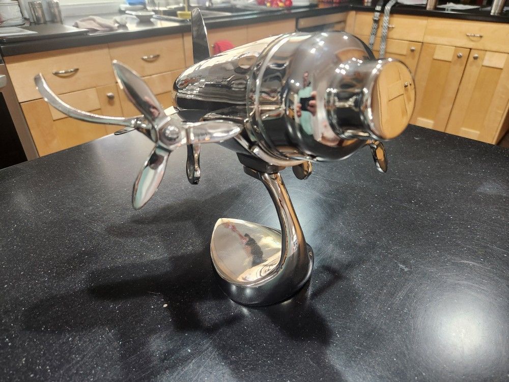 Authentic Godinger Airplane Cocktail Shaker