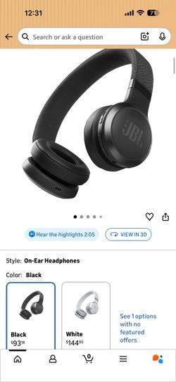 JBL Headphones 460 NC Live