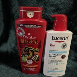 Body Wash and Eucerin 