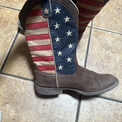 American Flag Boys Boots