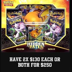 Hidden Fates Raichu Collection Box
