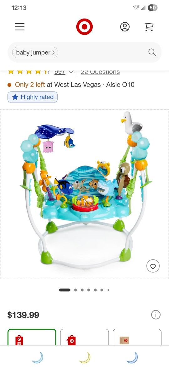 Disney's Finding Nemo Baby Jumper