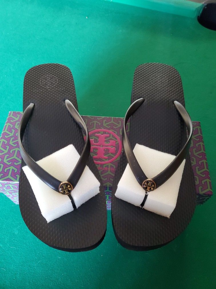Tori Birch wedge flip-flop sandal (Size10 M)