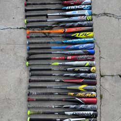 Baseball Bats USA Approved Sizes Are Shown In The Pictures $50 Each Firm Have More Equipment Available