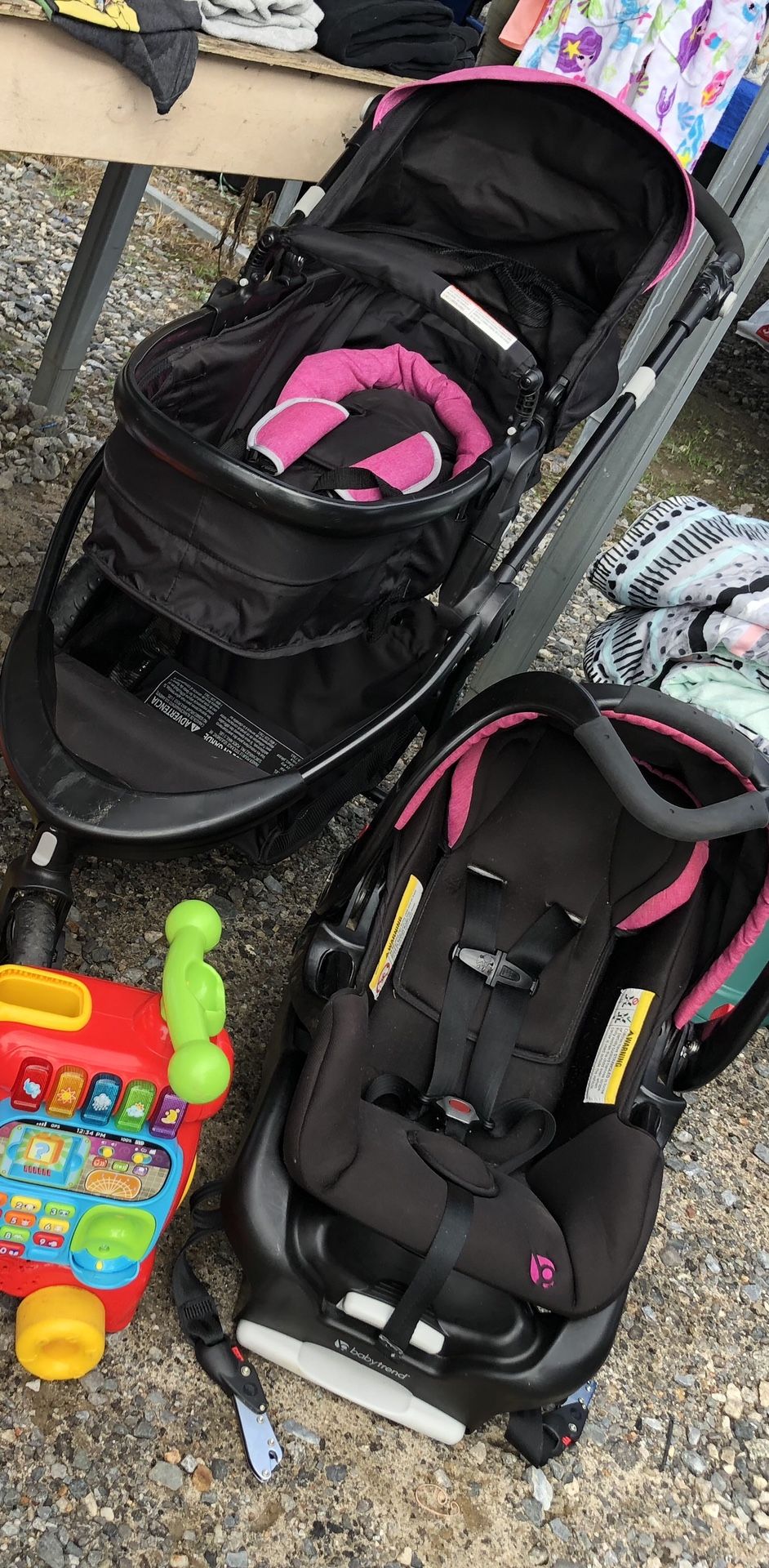 Car seat and stroller combo