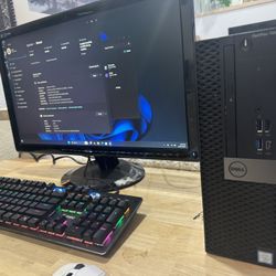 Computer I5 7500, 8gb Ddr4, 256GB, Win 11, 24" Monitor, Keyboard And Mouse