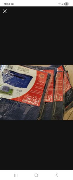 Blue Tarpaulin 6ft x 4ft – Multi-Purpose