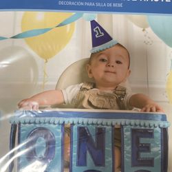Boy High Chair Banner