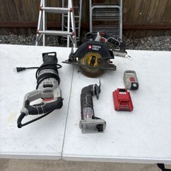Porter cable lot with battery