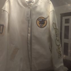 AUTHENTIC LEATHER PADRES JACKET