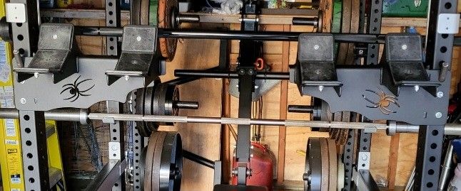 Custom 2x3 5/8" BWTG Rack Mounted Dumbbell Trays