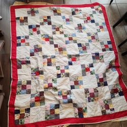 Vintage quilt.  5 ft x 7 ft