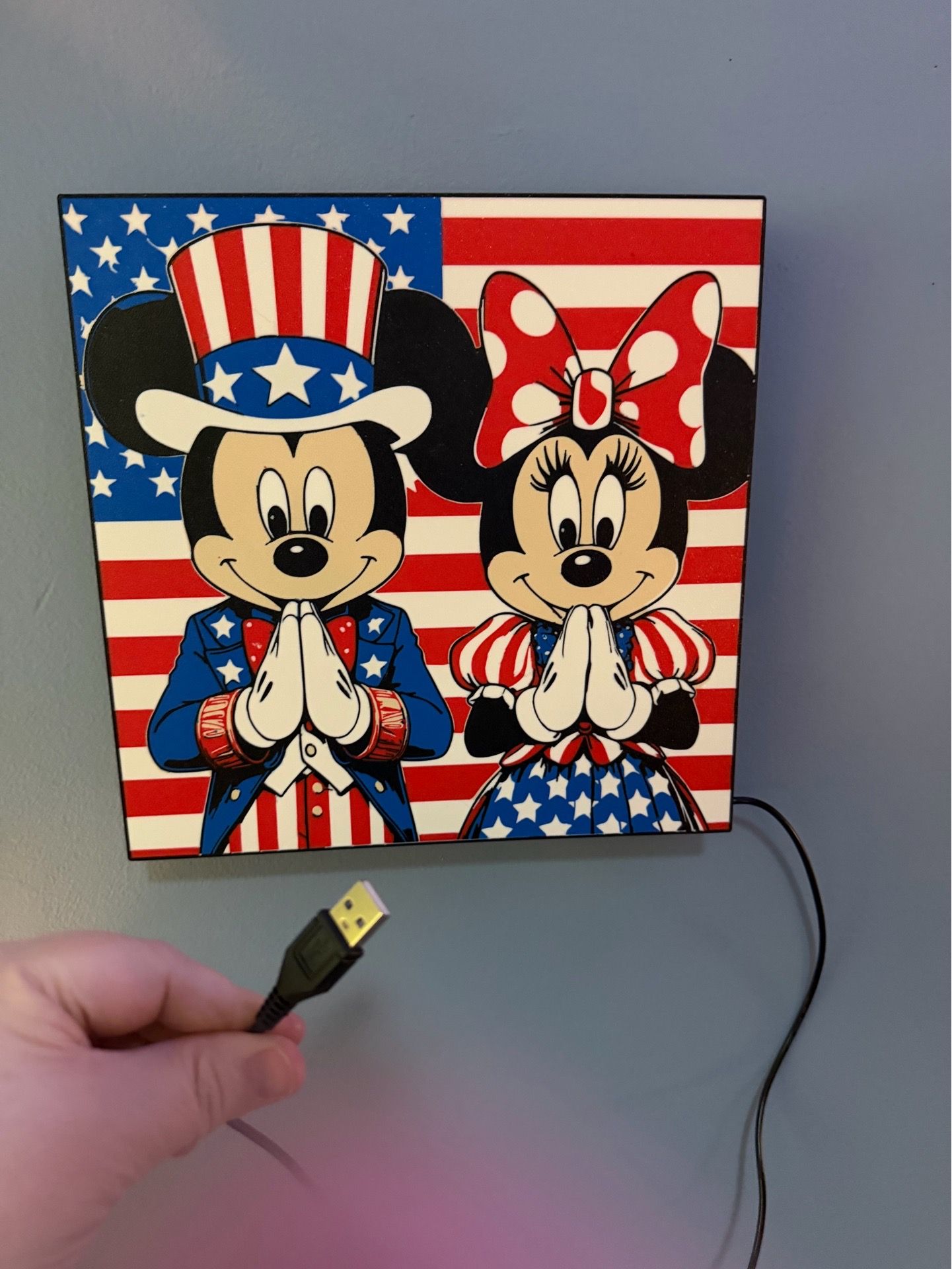 Disney Patriotic light box
