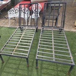 $300  ARIZONA IRON LOUNGE CHAIRS 