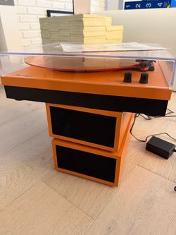 Vintage turntable limited orange edition