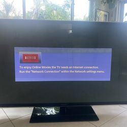 58 Inch Panasonic Television w/ remote 