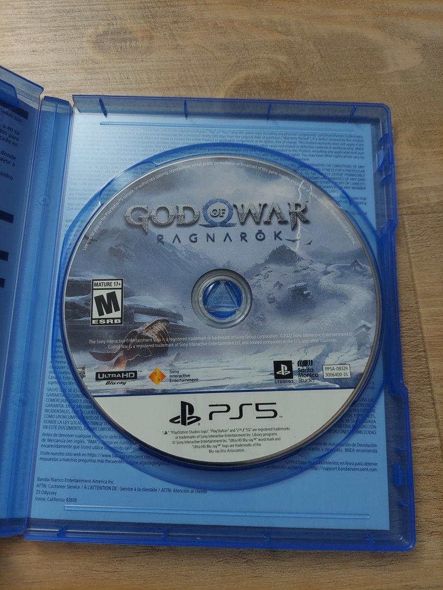 God Of War Ragnarok PlayStation 5 And Armored Core Ps4