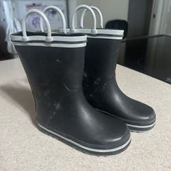 Black Rain Boots For Toddlers Size 9