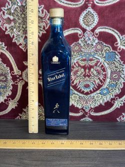 2022 JOHNNIE WALKER Blue Label Year of the Tiger Japanese Zodiac bottle (empty)