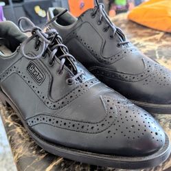 Men's Golf Shoes Black Dexter Size 11M (Like-New)