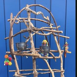African Grey - Amazon Parrot Perch Tree … Great High Quality Design And A Great Socializer ! 