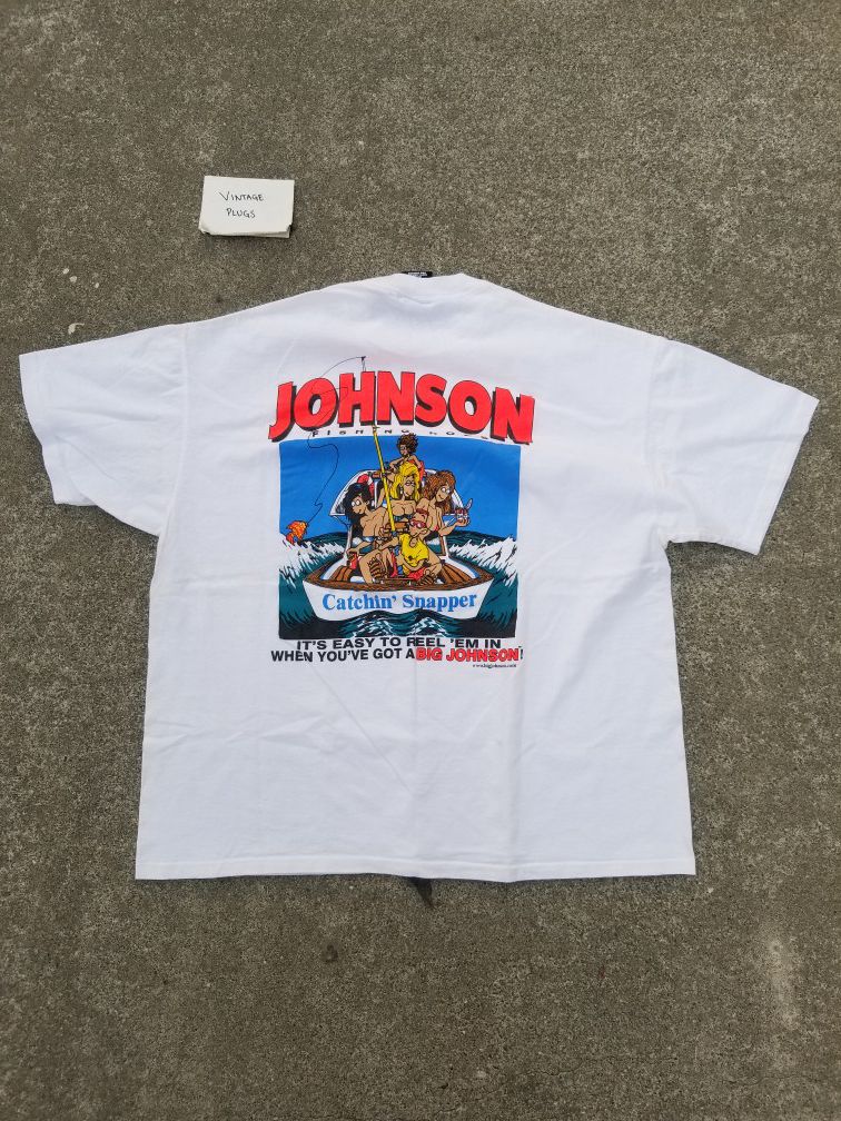 Vintage 1992 Big Johnson Fishing Rods Single-stitched Shirt - Size Men XXL  for Sale in Sacramento, CA - OfferUp