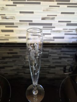 Princess House vintage crystal bud vase