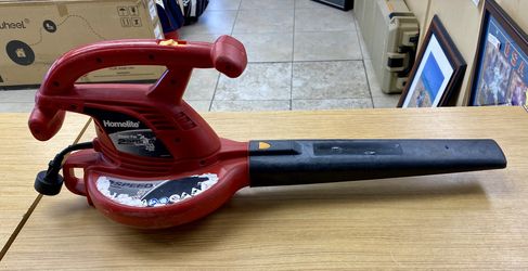 Homelite UT42120 Electric Blower Red/Black Handheld Corded